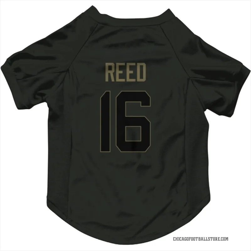 Austin Reed  Black Chicago Bears  Service Cat & Dog Pet Jersey
