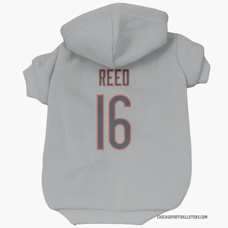 Austin Reed  Chicago Bears   Silver Cat & Dog Pet Hoodie