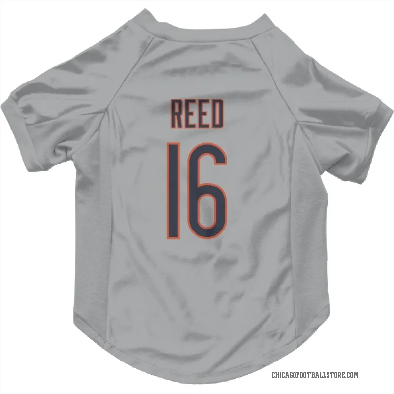 Austin Reed  Chicago Bears   Silver Cat & Dog Pet Jersey
