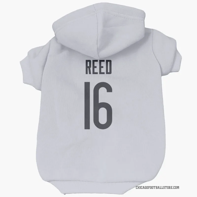 Austin Reed  White Chicago Bears  Cat & Dog Pet Hoodie