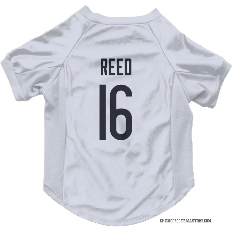 Austin Reed  White Chicago Bears  Cat & Dog Pet Jersey