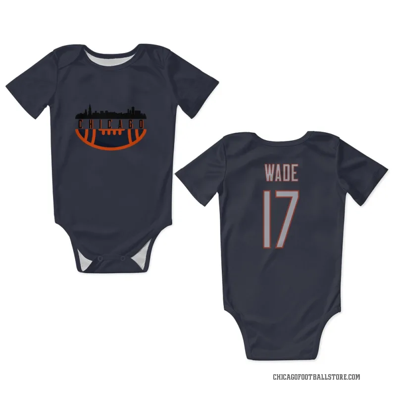 Barrington Wade  Navy Chicago Bears  Newborn & Infant Bodysuit
