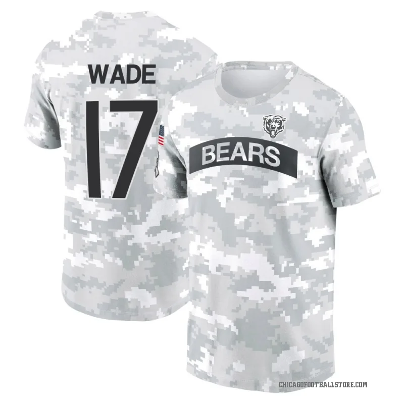 Barrington Wade Youth Camo Chicago Bears Arctic 2024 Salute to Service Performance T-Shirt