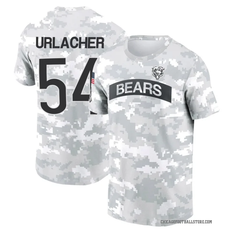 Brian Urlacher Men's Camo Chicago Bears Arctic 2024 Salute to Service Performance T-Shirt