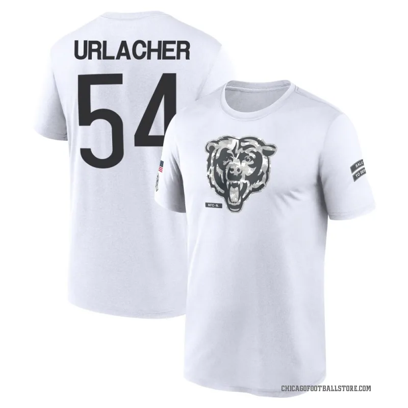 Brian Urlacher Youth White Chicago Bears 2024 Salute to Service Performance T-Shirt