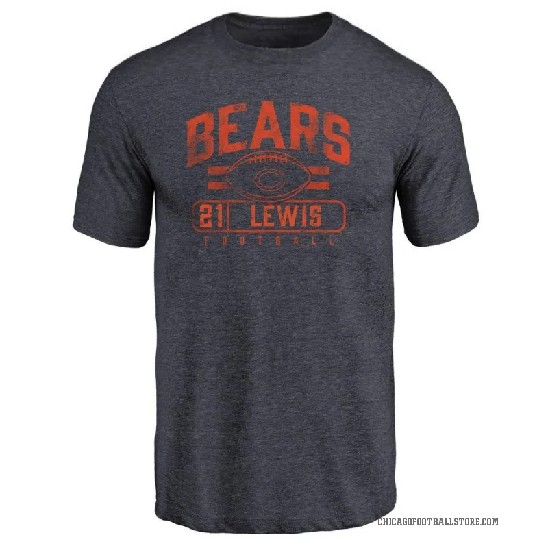 Cam Lewis Men's Navy Chicago Bears Flanker T-Shirt -