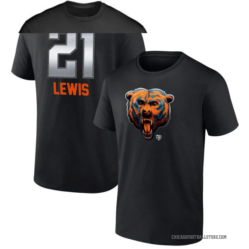 Cam Lewis Youth Black Chicago Bears Midnight Mascot T-Shirt -