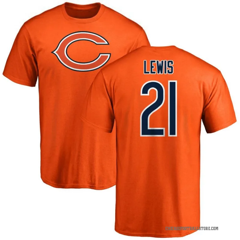 Cam Lewis Youth Orange Chicago Bears Logo T-Shirt -
