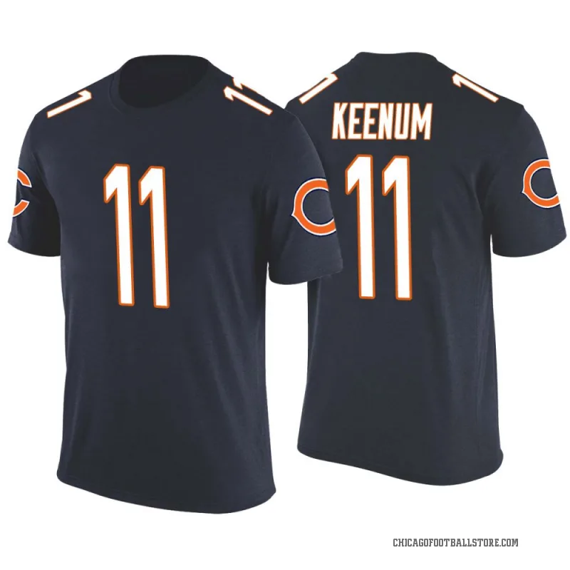Case Keenum Men's Navy Chicago Bears Color Rush T-Shirt