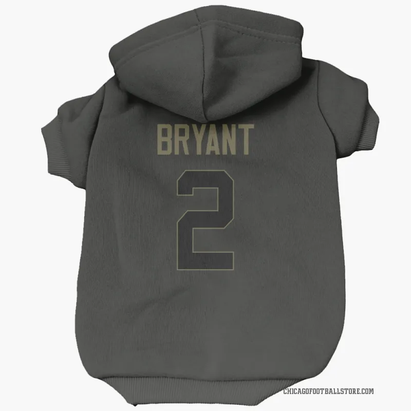 Coby Bryant  Black Chicago Bears  Service Cat & Dog Pet Hoodie