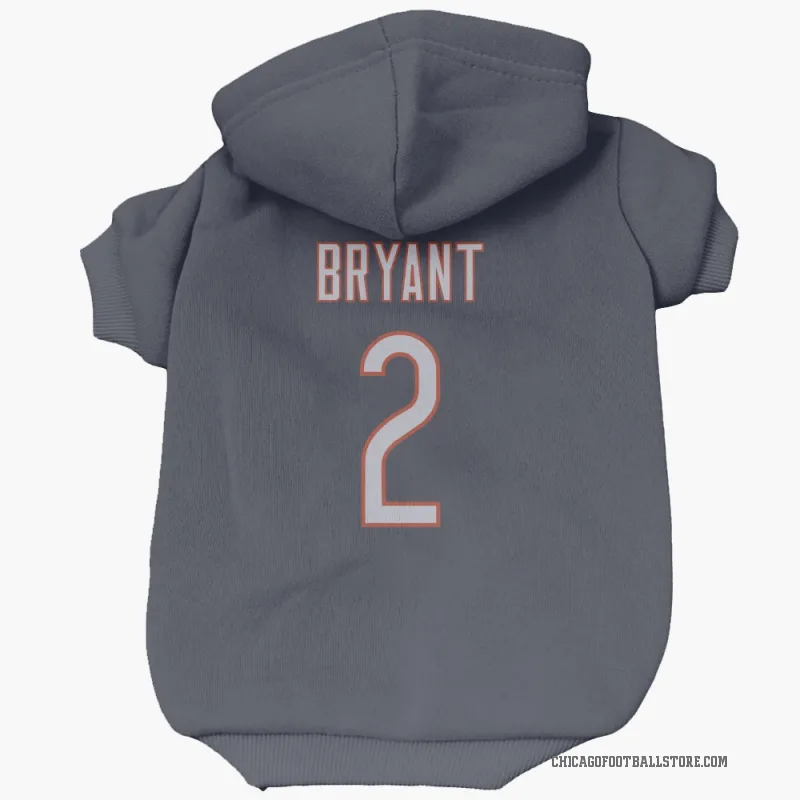 Coby Bryant  Navy Chicago Bears  Cat & Dog Pet Hoodie