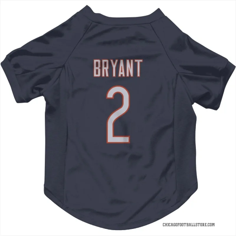 Coby Bryant  Navy Chicago Bears  Cat & Dog Pet Jersey