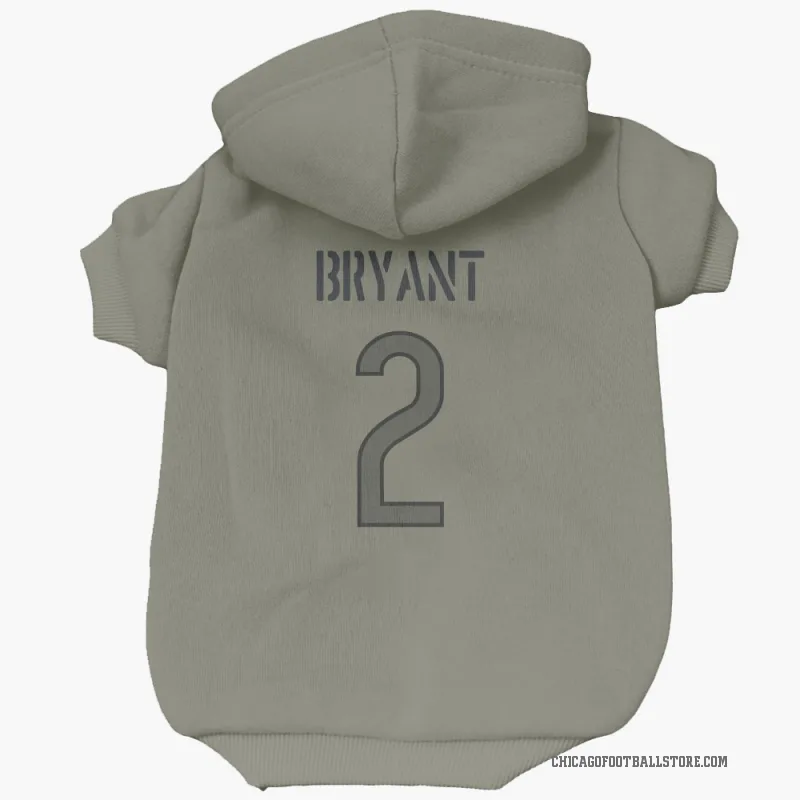 Coby Bryant  Olive Chicago Bears  Cat & Dog Pet Hoodie