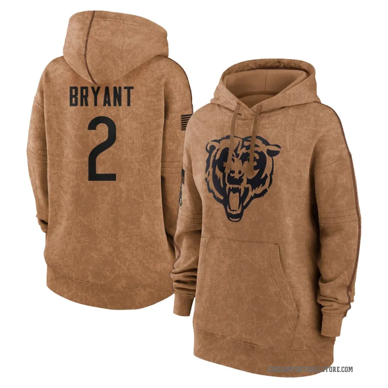 Coby Bryant Women's Brown Chicago Bears 2023 Salute To Service Pullover Hoodie