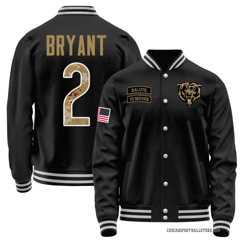 Coby Bryant Youth Black Chicago Bears Salute to Service Sideline Performance Jacket