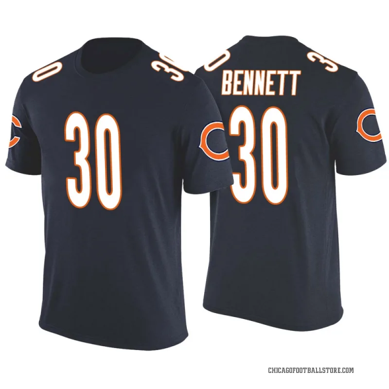 Coleman Bennett Men's Navy Chicago Bears Color Rush T-Shirt