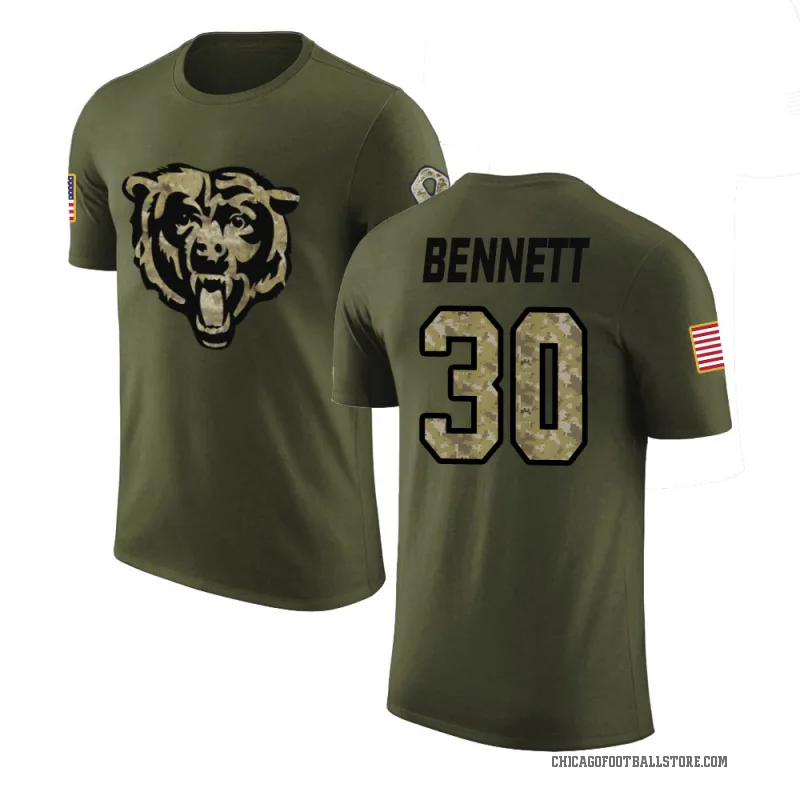 Coleman Bennett Men's Olive Chicago Bears Salute to Service T-Shirt