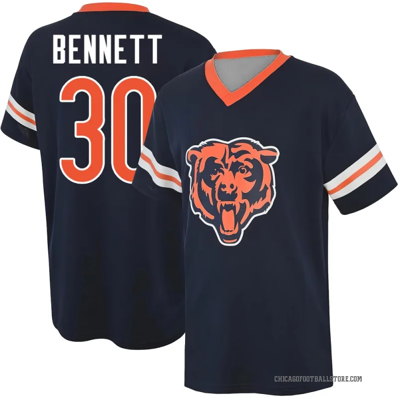 Coleman Bennett Youth Navy Chicago Bears Game Day V-Neck T-Shirt