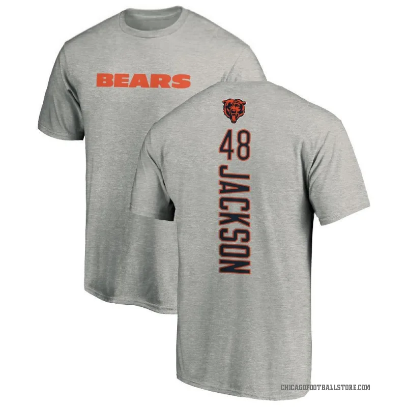 D'Marco Jackson Youth Ash Chicago Bears Backer T-Shirt -