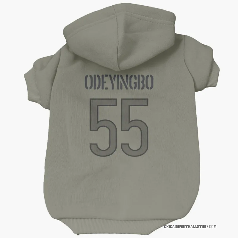 Dayo Odeyingbo  Olive Chicago Bears  Cat & Dog Pet Hoodie