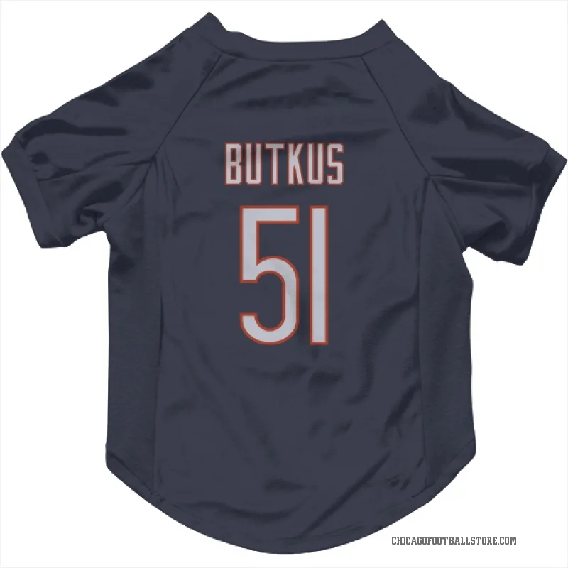 Dick Butkus  Navy Chicago Bears  Cat & Dog Pet Jersey