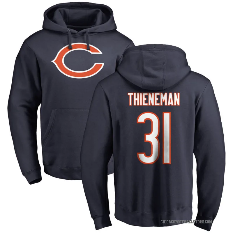 Dillon Thieneman Men's Navy Chicago Bears Pro Line Logo Pullover Hoodie