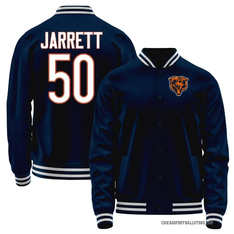 Grady Jarrett Men's Navy Chicago Bears Full-Snap Jacket