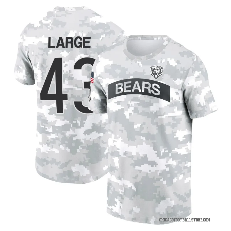 Hayden Large Men's Camo Chicago Bears Arctic 2024 Salute to Service Performance T-Shirt
