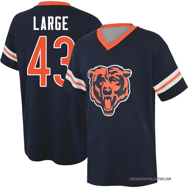 Hayden Large Men's Navy Chicago Bears Game Day V-Neck T-Shirt