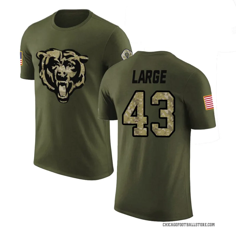 Hayden Large Men's Olive Chicago Bears Salute to Service T-Shirt