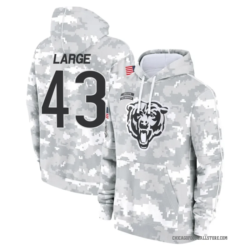 Hayden Large Youth Camo Chicago Bears Arctic 2024 Salute to Service Club Fleece Pullover Hoodie