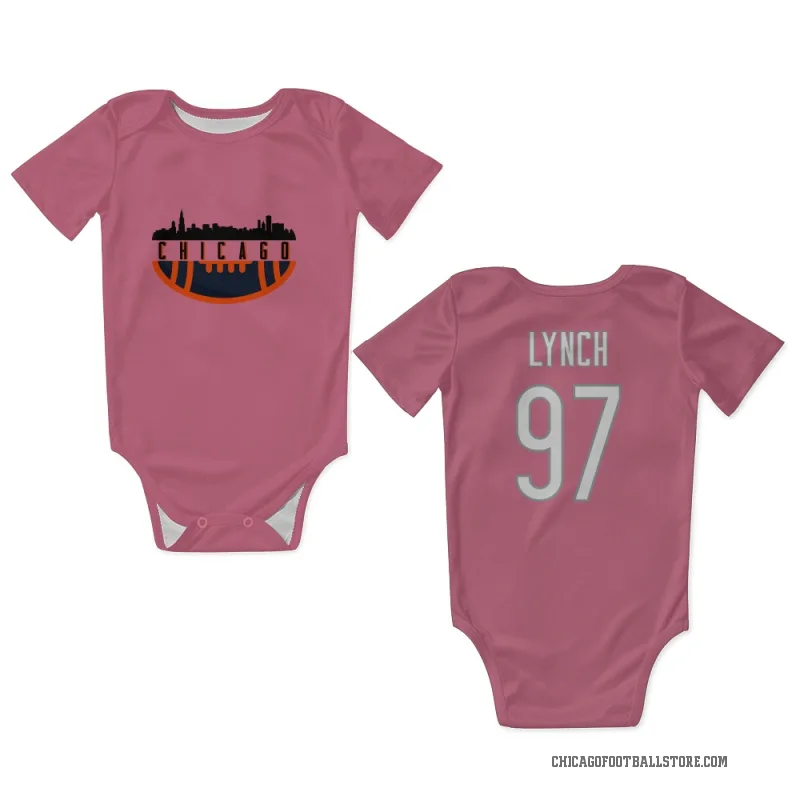 James Lynch  Pink Chicago Bears  Newborn & Infant Bodysuit