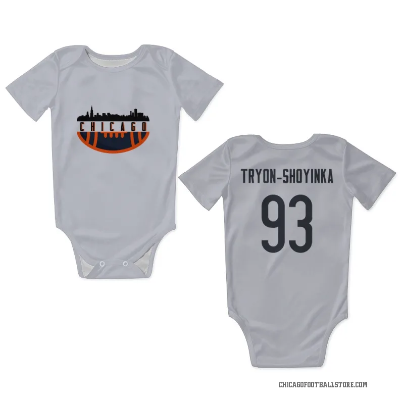 Joe Tryon-Shoyinka  White Chicago Bears  Newborn & Infant Bodysuit