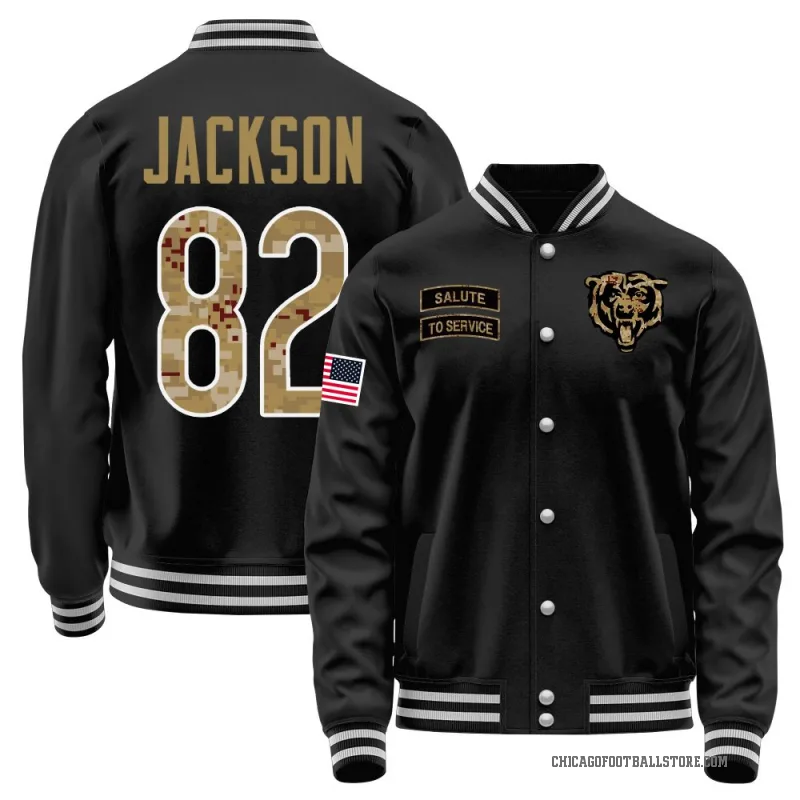 John Jackson Youth Black Chicago Bears Salute to Service Sideline Performance Jacket