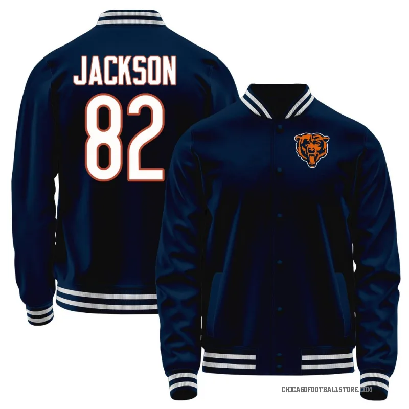 John Jackson Youth Navy Chicago Bears Full-Snap Jacket