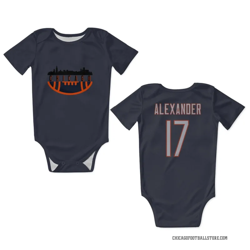 Jon Alexander  Navy Chicago Bears  Newborn & Infant Bodysuit