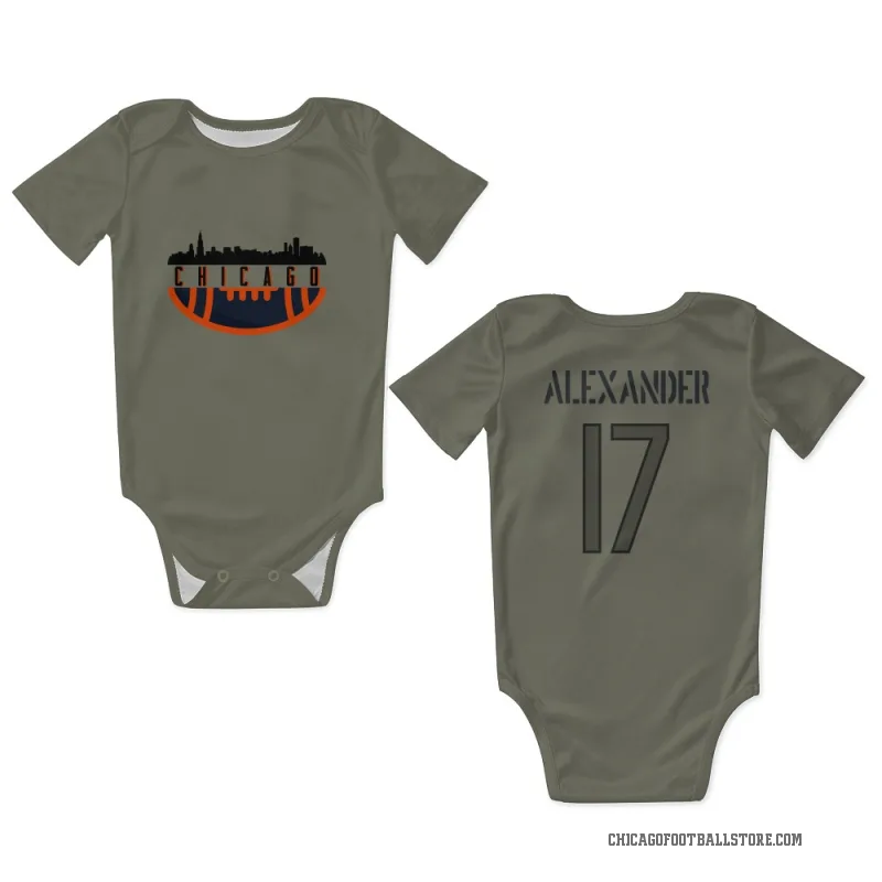 Jon Alexander  Olive Chicago Bears  Newborn & Infant Bodysuit