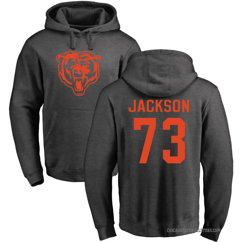 Jonah Jackson Men's Chicago Bears Pro Line by Branded Ash One Color Pullover Hoodie