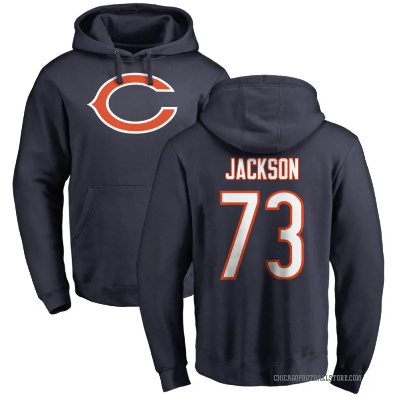 Jonah Jackson Men's Navy Chicago Bears Pro Line Logo Pullover Hoodie