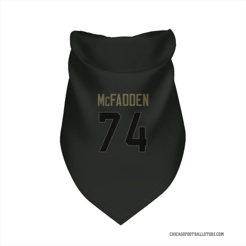 Jordan McFadden  Black Chicago Bears  Service Cat & Dog Pet Bandana