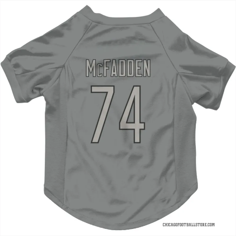 Jordan McFadden  Charcoal Chicago Bears  Cat & Dog Pet Jersey