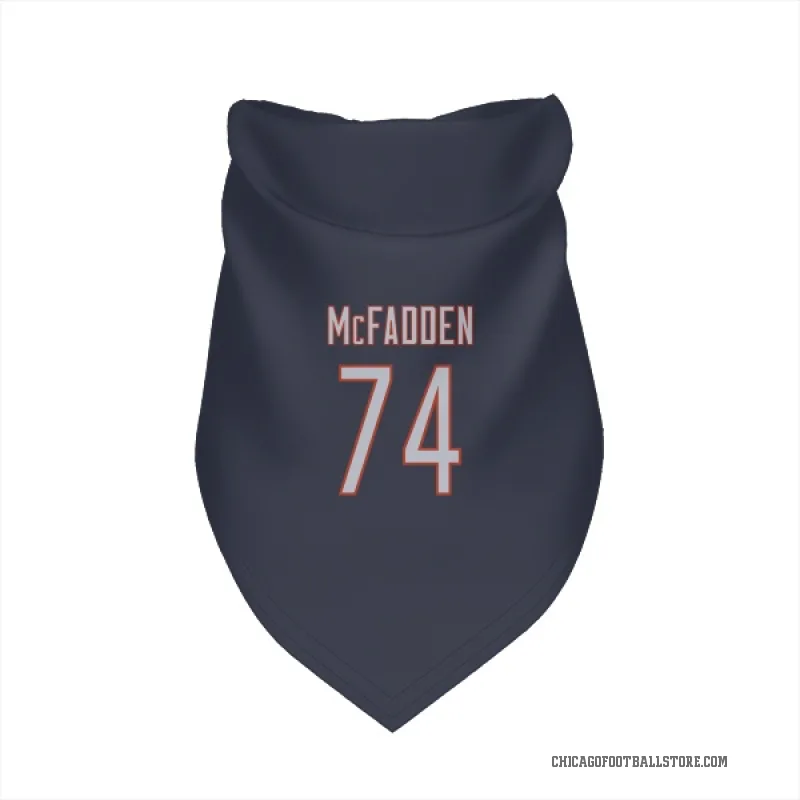 Jordan McFadden  Navy Chicago Bears  Cat & Dog Pet Bandana
