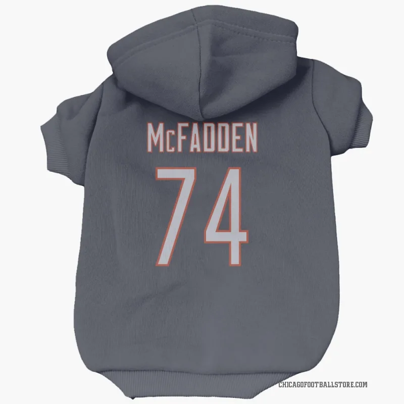 Jordan McFadden  Navy Chicago Bears  Cat & Dog Pet Hoodie
