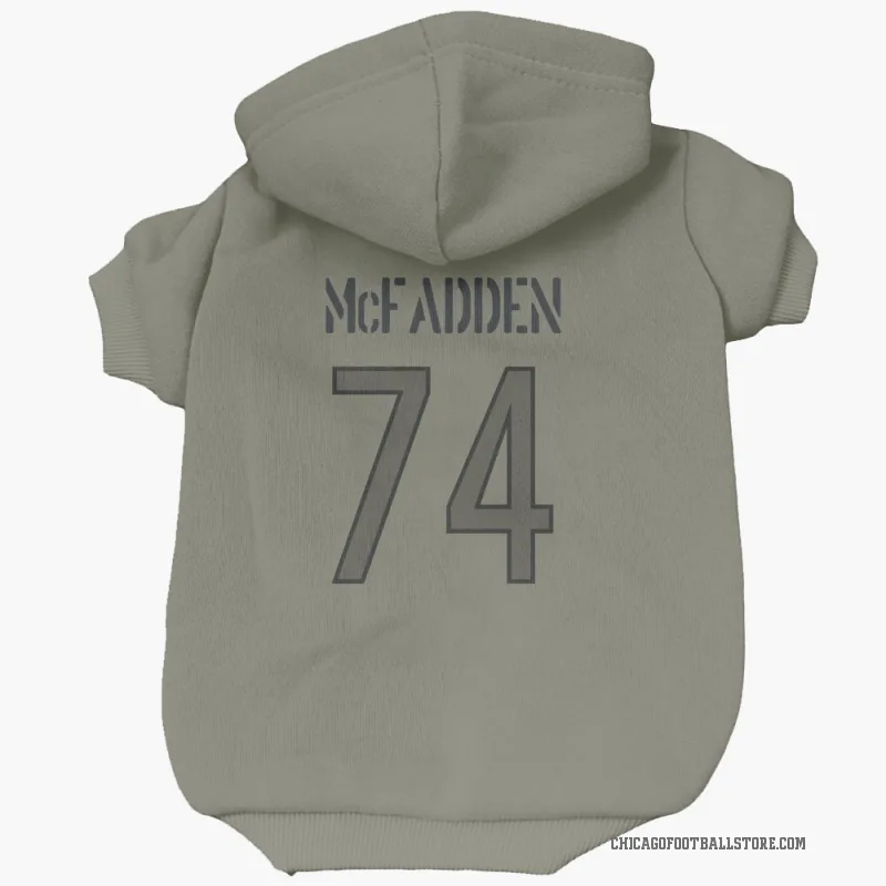 Jordan McFadden  Olive Chicago Bears  Cat & Dog Pet Hoodie
