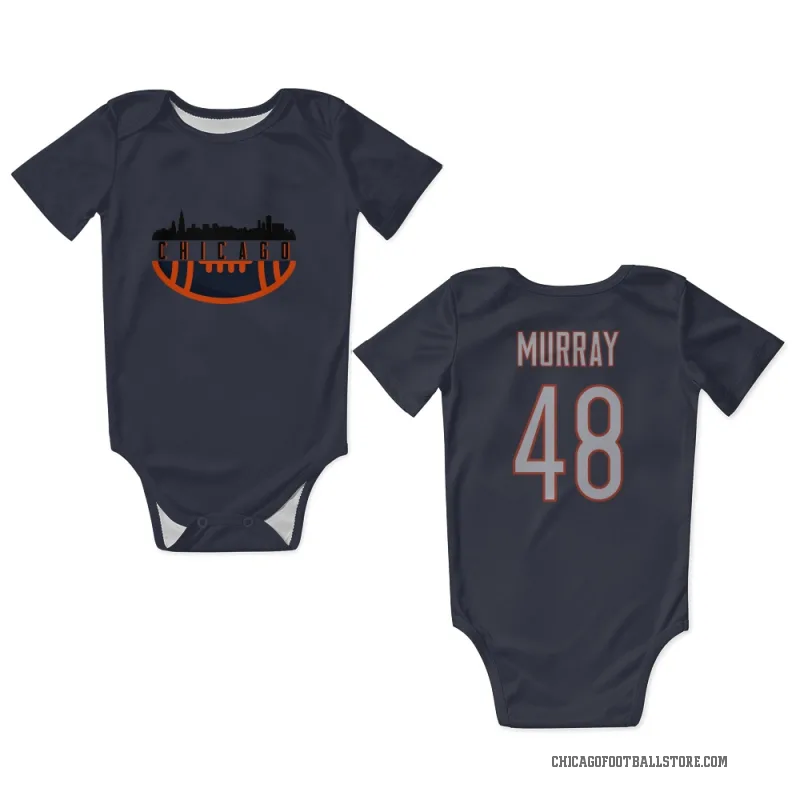 Jordan Murray  Navy Chicago Bears  Newborn & Infant Bodysuit