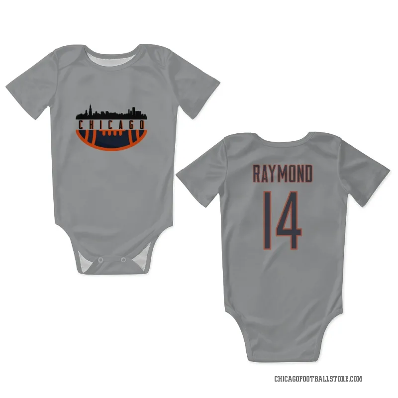 Kalif Raymond  Chicago Bears   Silver Newborn & Infant Bodysuit