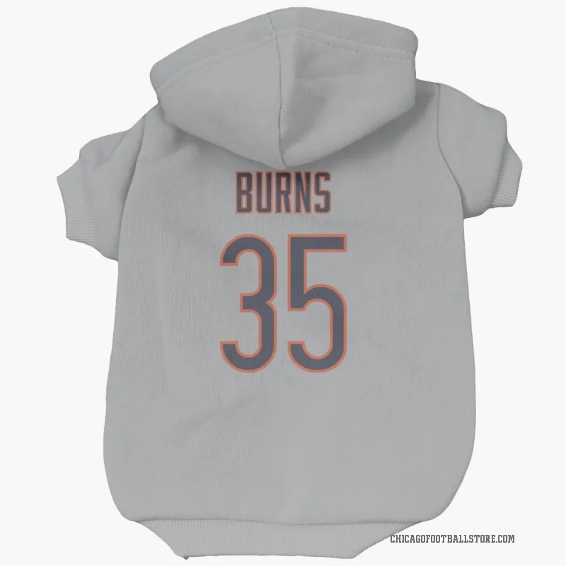 Major Burns  Chicago Bears   Silver Cat & Dog Pet Hoodie