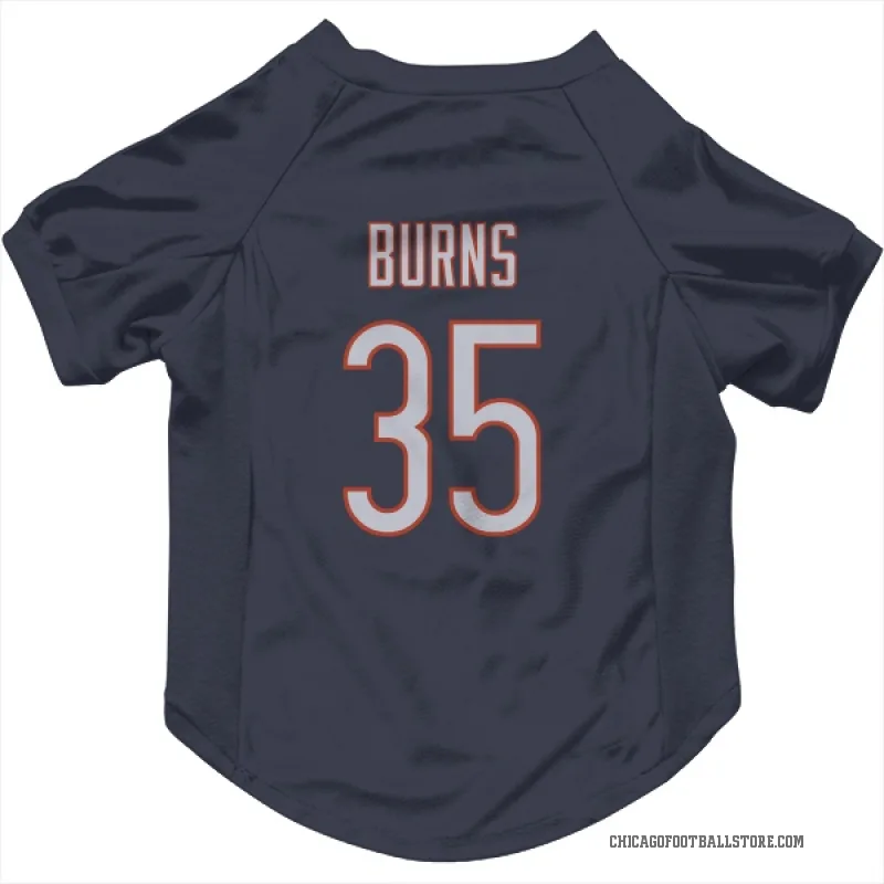 Major Burns  Navy Chicago Bears  Cat & Dog Pet Jersey