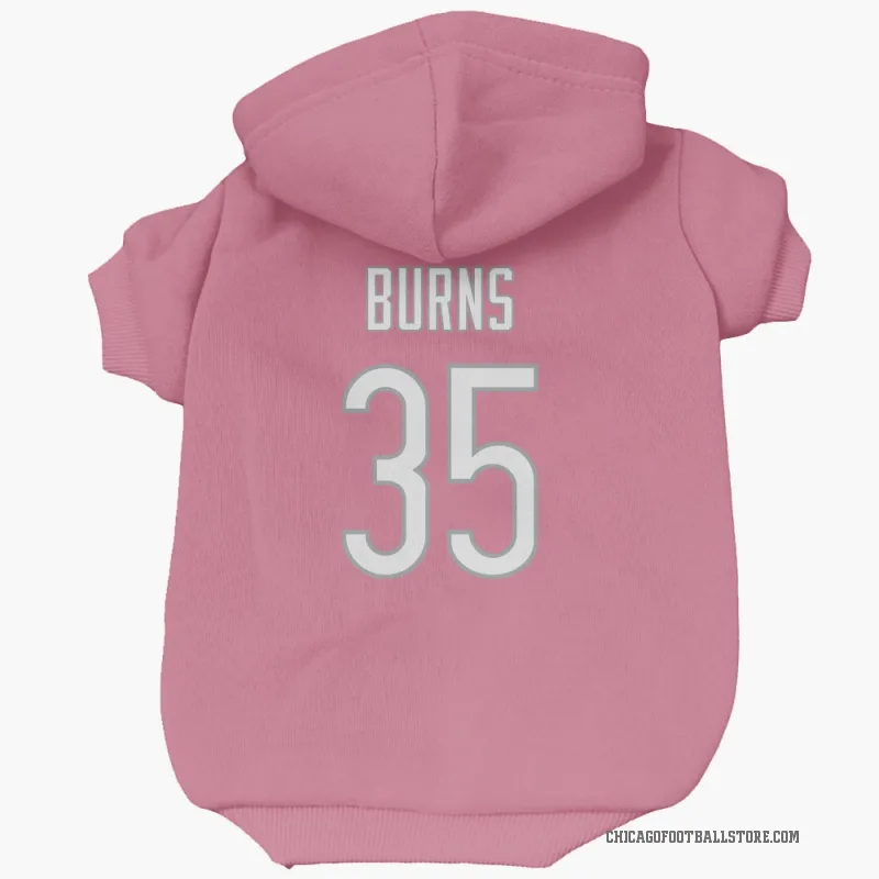 Major Burns  Pink Chicago Bears  Cat & Dog Pet Hoodie