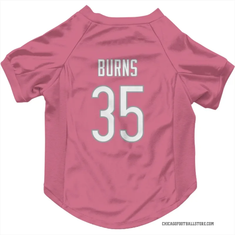 Major Burns  Pink Chicago Bears  Cat & Dog Pet Jersey